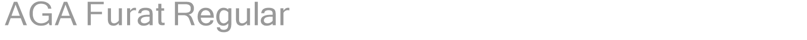 AGA Furat Regular font preview